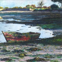 De la pointe du Grougn, 16 x 16 cm, 2019 (collection priv&eacute;e)