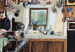 La cuisine de Thierry, 25 x 40 cm, 2018 (Collection priv&eacute;e)