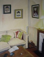 Un coin du salon, Arz - 39x29 cm (Collection priv&eacute;e)