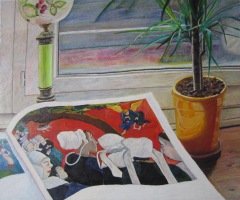 Regarder Gauguin - 44 x 37 cm - 2021 (Collection priv&eacute;e)