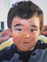 Jean, 30 x 40 cm, 2017 (collection priv&eacute;e)