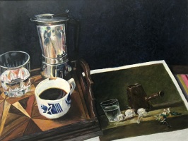 Regarder Chardin - 35x27cm - 2020 (collection priv&eacute;e)