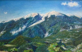 Le mont Ventoux N&deg;2 - 15x10cm