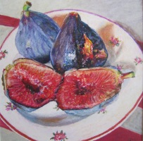 Les figues de Mireille - 16x16cm - 2020 (Collection priv&eacute;e)