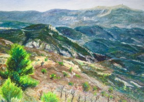 Le mont Ventoux N&deg;3 - 15x10cm