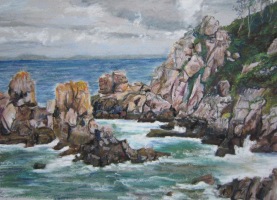 La baie de Douarnenez 6 - 21x15cm (Collection priv&eacute;e)