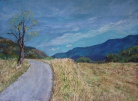 Autour du Ventoux N&deg;2 - 24x18cm