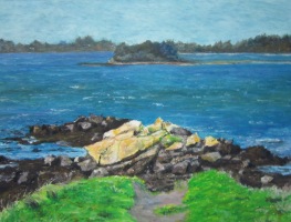 La pointe de Brouel, Arz - 20x15cm (Collection priv&eacute;e)