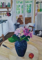 La cuisine de l'île d'Arz - 50x35cm (collection priv&eacute;e)