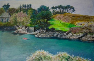 Belle île N&deg;1- 30x20cm (Collection priv&eacute;e)
