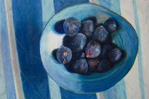 Dans le saladier bleu N&deg;1 - 30x20cm